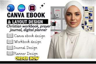 canva ebook design planner journal design christian workbook journal formatting