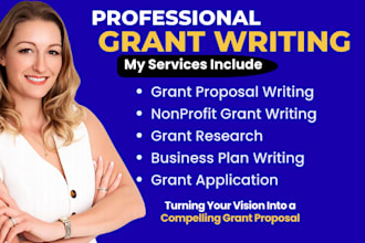 write grant proposal, nonprofit grant, and funding application