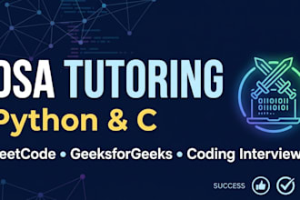 teach data structures and algorithms in python and c