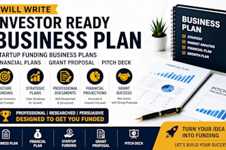 write investor ready business plan startup funding business plans financial plan