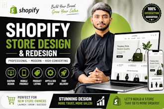 design a professional shopify store for your business