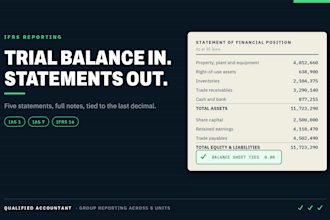 prepare ifrs financial statements with notes
