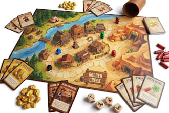 design a complete board game with professional rules and mechanics