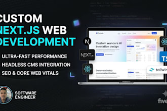 build a high performance nextjs website