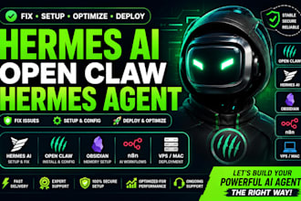 fix setup hermes ai open claw hermes agent obsidian memory n8n ai agent vps mac