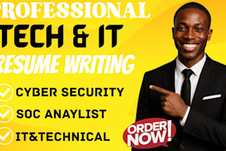 deliver a federal resume for usajobs tech jobs