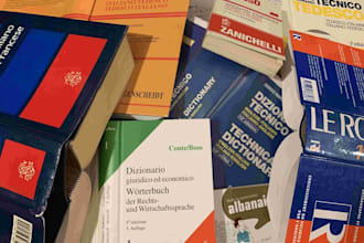 professionally translate english german spanish french to italian