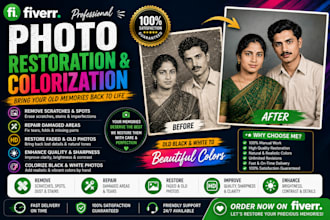 perfectly restore your antique and vintage photographs