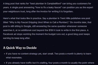 be your on demand writer for blogs, SEO, and technical docs