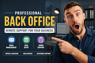 provide professional back office support for your business