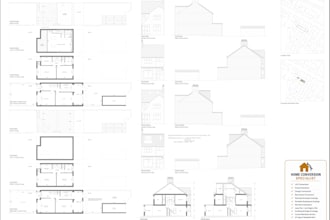 create UK planning permission and permitted  drawings