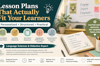 create a personalized teaching plan for your language class