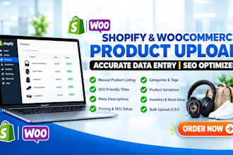 do shopify and woocommerce product upload