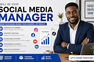 be your social media marketing manager and content creator
