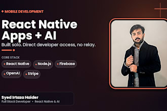 build react native mobile app development app developer ai app creation