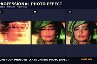 convert photo to realistic oil painting effect and digital painting