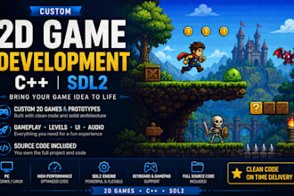 develop a custom 2d game in cpp with sdl