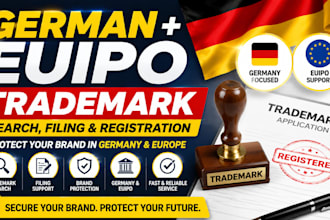 handle german and euipo trademark search filing and brand protection in europe
