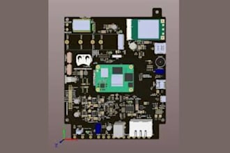 esp32 iot hardware prototyping, schematic and pcb layout design