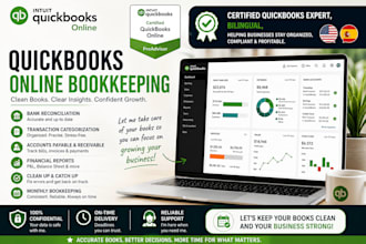 do expert quickbooks online bookkeeping and cleanup