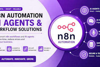 build n8n automation, workflows, ai agents and ai automation