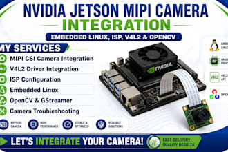 do nvidia jetson mipi camera integration, embedded linux, isp, v4l2 and opencv