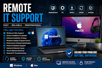 remotely troubleshoot and fix your windows or mac computer