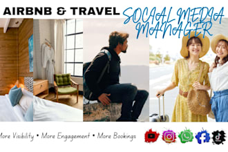 be your travel vacation airbnb and adventure tourism social media manager