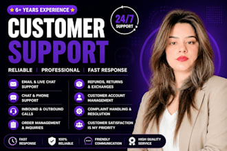 be your customer service representative, email and live chat agent