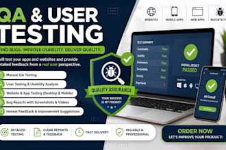 test your websites and apps and give a detailed feedback with user experience