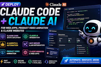 deploy claude code claude ai for web app product video animation claude website