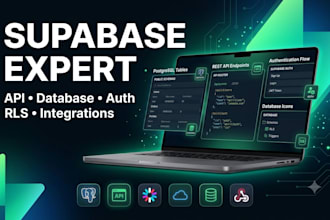 fix supabase issues, apis, database, auth and integrations