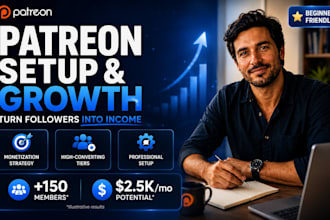 create and optimize your patreon page for income and growth