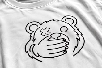 convert your logo into vector outline and silhouette