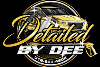 design luxury car wash logo for your company