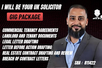 draft a robust UK commercial property lease agreement as a solicitor