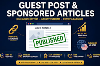 publish your sponsored article or guest post on a US biography