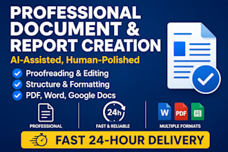 create and format professional business documents