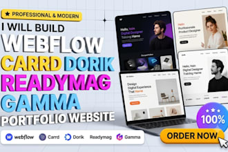 build webflow carrd dorik readymag gamma portfolio website