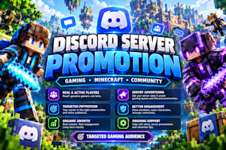 discord serverpromotion, discord advertising, gaming server, minecraft promotion
