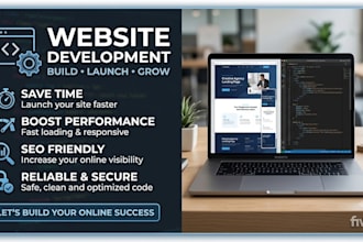 develop a beatiful website for your bussines