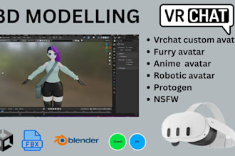 create a furry avatar with custom features