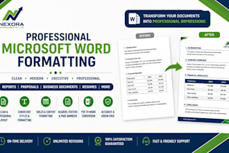 professionally format microsoft word documents