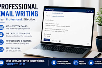 write professional emails and reply to your messages