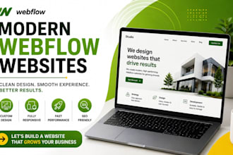 design a webflow website for saas startups and tech companie