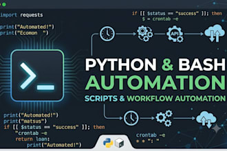 write custom bash scripts for linux automation