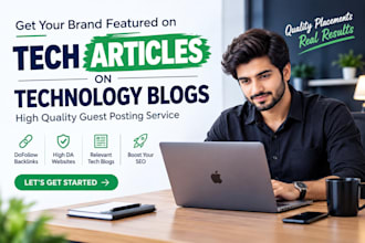 publish tech articles on premium technology blogs