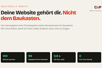 build your hand coded website with an inline text editor