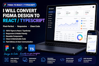 convert your figma design to react and typescript