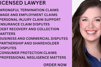 handle insurance disputes, accident claims, and injury settlement matters